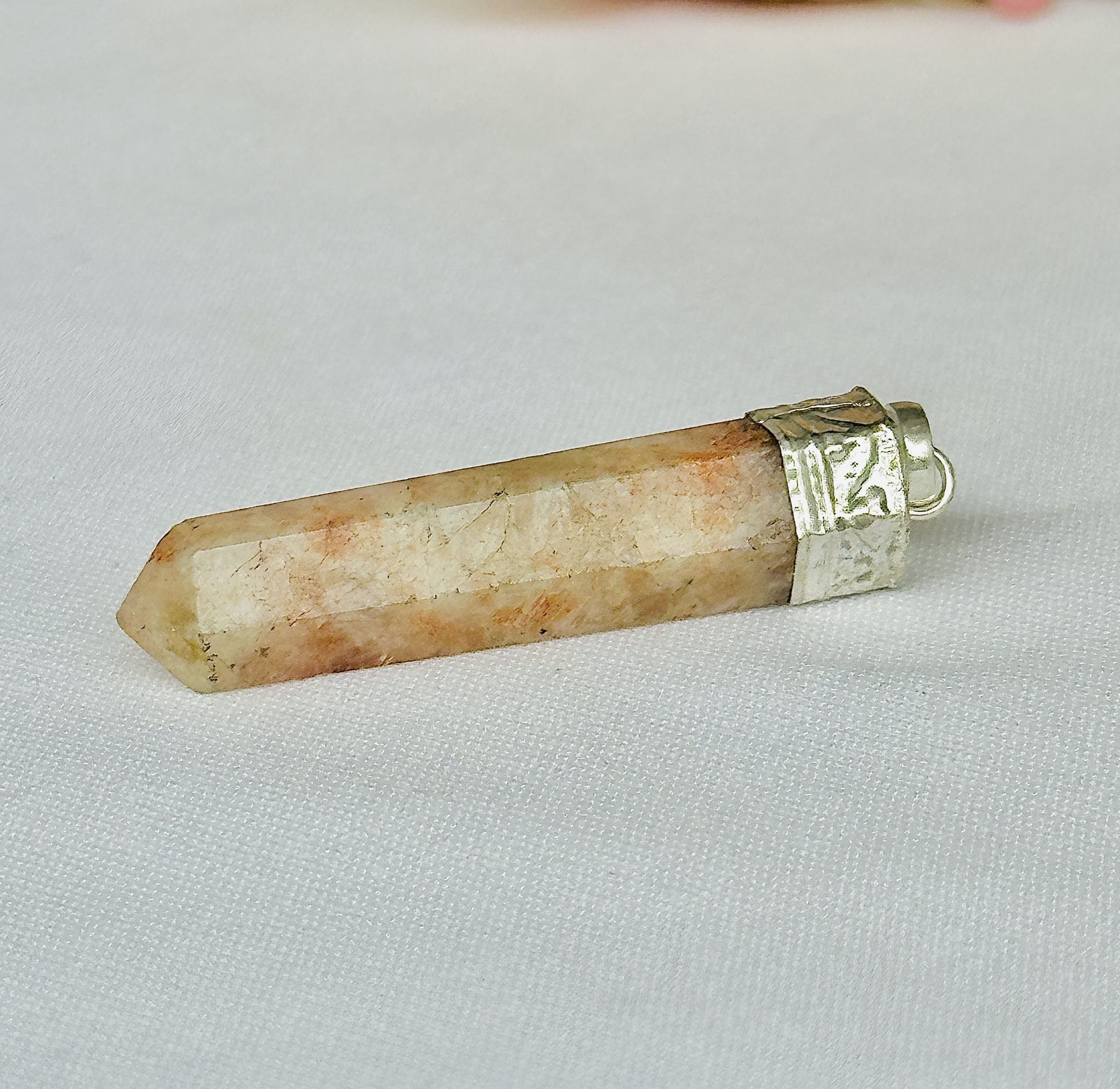 Sunstone Pencil Pendant